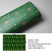Green Star Pattern (1 Sheet)