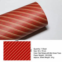 Red Stripe Pattern (1 Sheet)