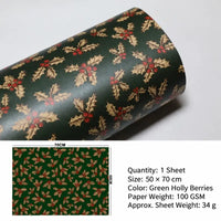 Green Plaid Pattern (1 Sheet)