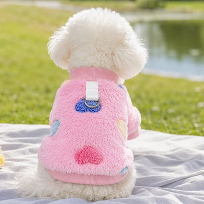 🐶 Half-price offer today only! 🔥 Dog vest with built-in leash — warm and easy to put on.