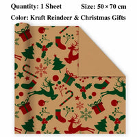 C4 — Reindeer Pattern (1 Sheet)