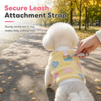 🐶 Half-price offer today only! 🔥 Dog vest with built-in leash — warm and easy to put on.
