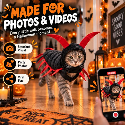 Halloween Cat And Centipede Costume