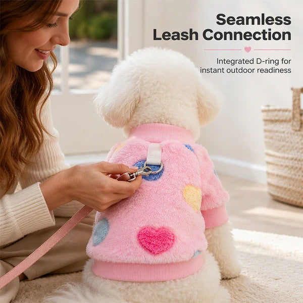 🐶 Half-price offer today only! 🔥 Dog vest with built-in leash — warm and easy to put on.
