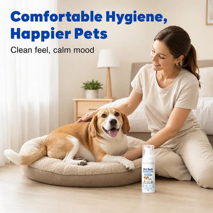 🐾 Save 50% now! No-rinse cleansing foam for pet bottoms.