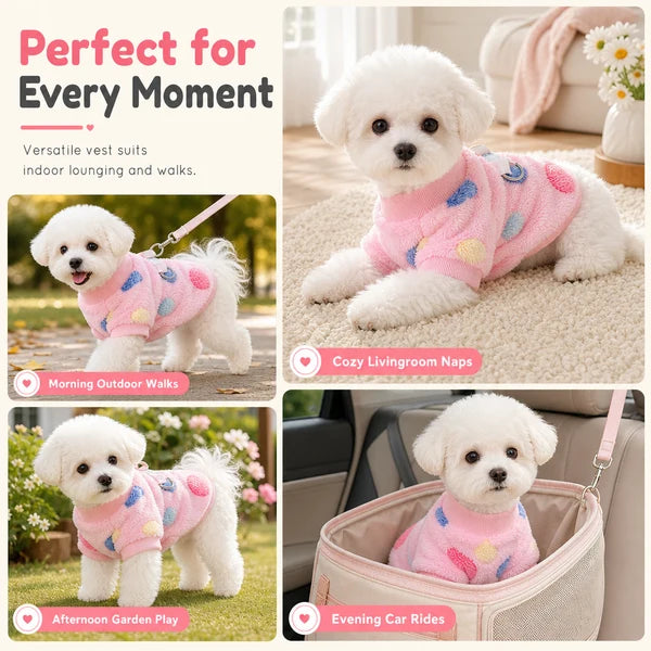 🐶 Half-price offer today only! 🔥 Dog vest with built-in leash — warm and easy to put on.