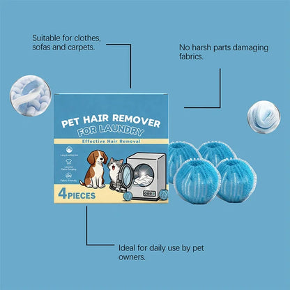 🔥First 50 customers enjoy buy 1 get 1 free 🔥Reusable pet hair removal laundry balls