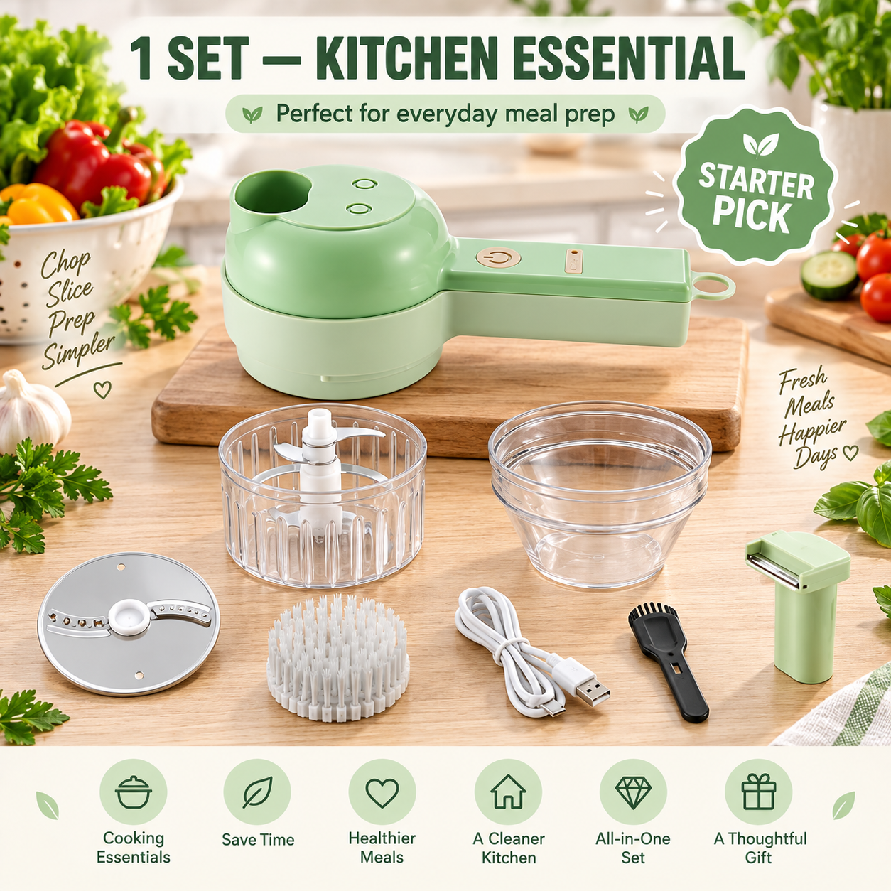 1 SET— KITCHEN ESSENTIAL