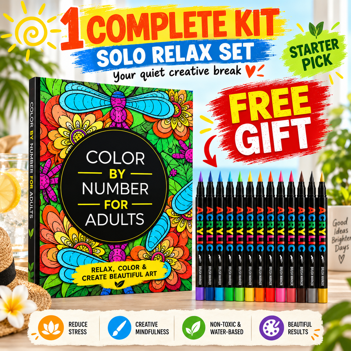 Color By Number Book
