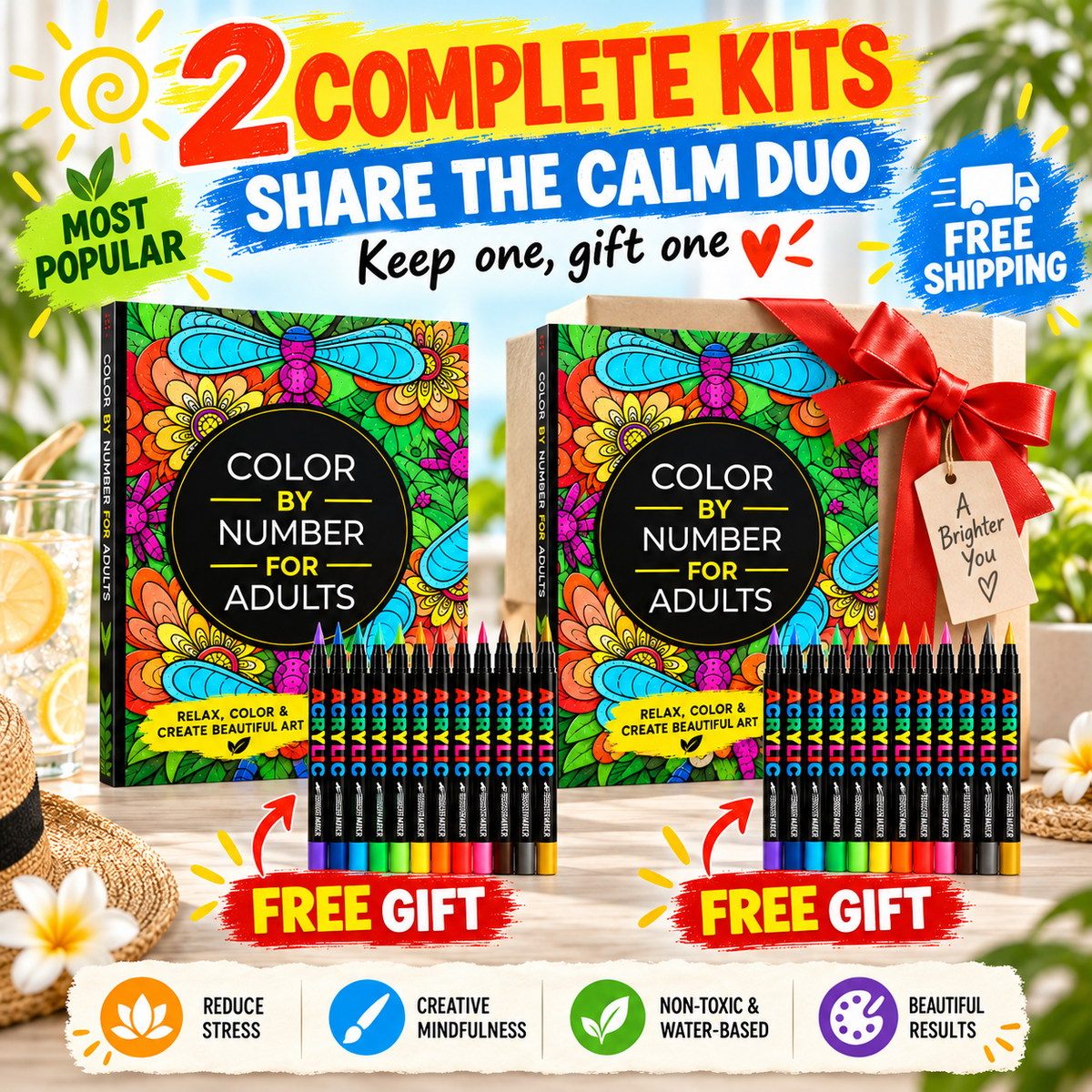 Color By Number Book
