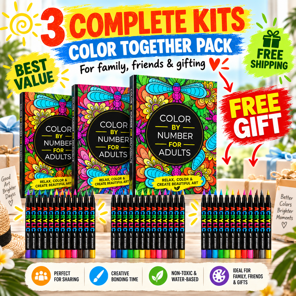 Color By Number Book