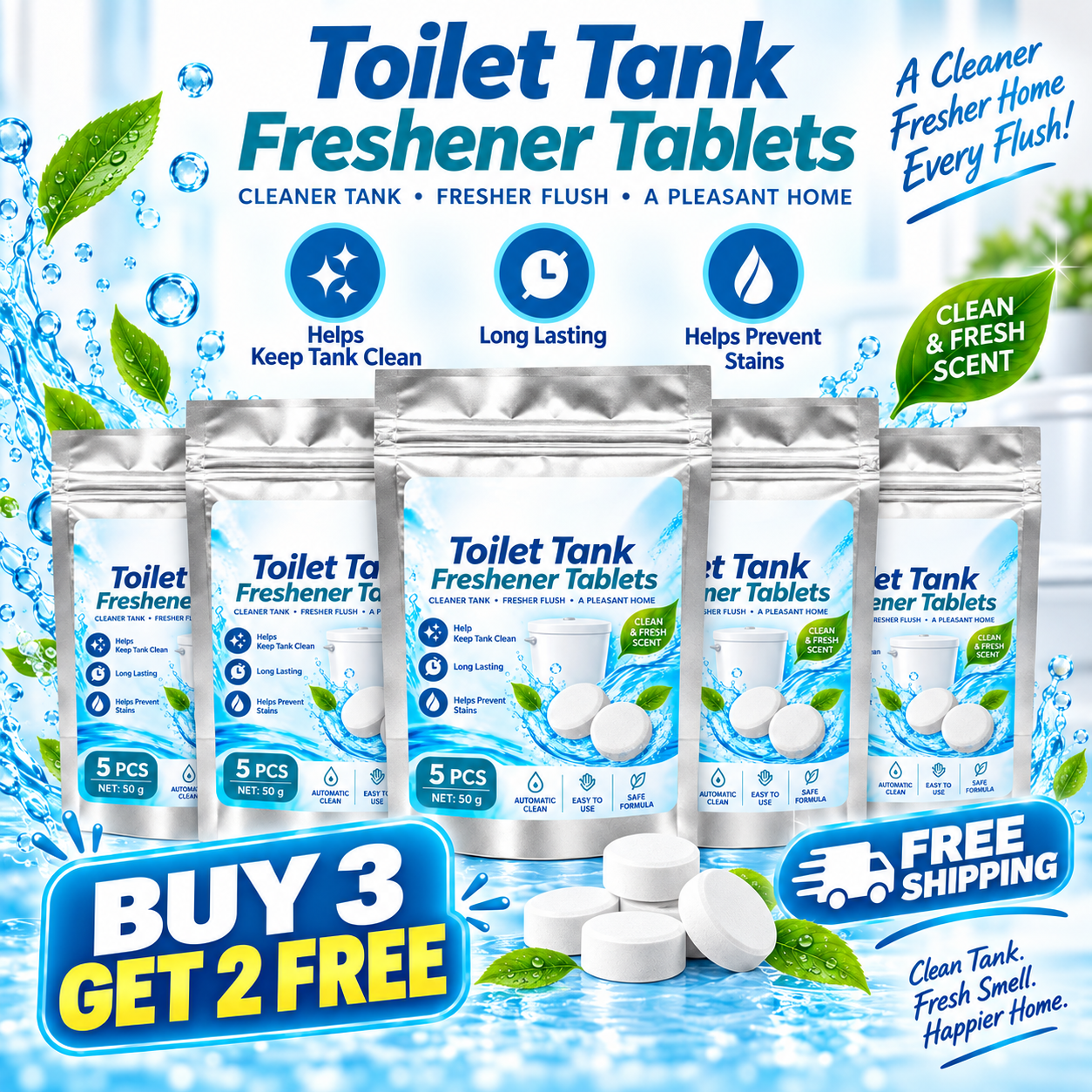 BUY 3 GET 2 FREE - 5 PCS🎁 Free shipping🎉